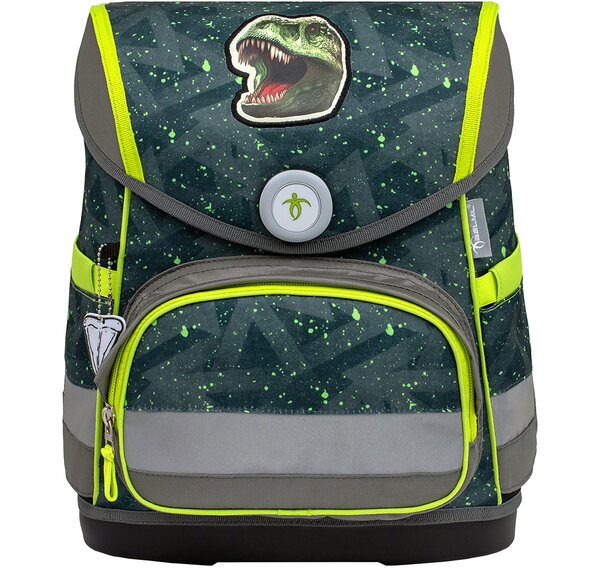 Školní aktovka Belmil 405-41 Compact T-rex Roar (set s penálem a sáčkem) + DÁREK