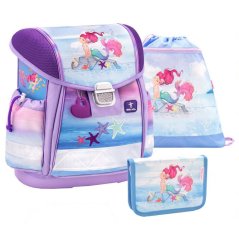 School bag Belmil 403-13 Classy Beautiful Mermaid (set with pencil case and gym bag)