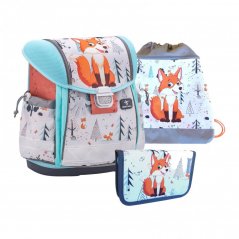 School bag Belmil 403-13 Classy Foxy in the Forest (set with pencil case and gym bag)