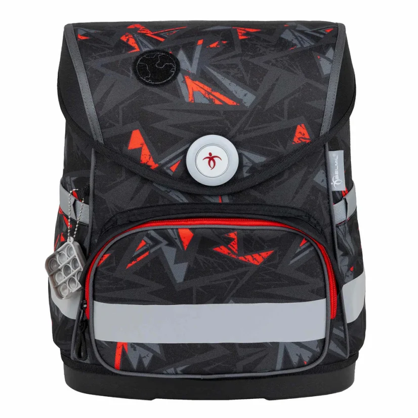 Školní aktovka Belmil 405-41 Compact Ninja (set s penálem a sáčkem) + DÁREK