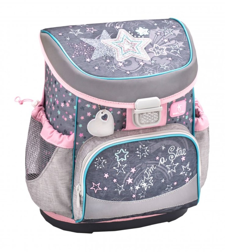 Školní aktovka Belmil 405-33 Mini-Fit Shine Like A Star (set s penálem a sáčkem) + DÁREK