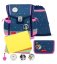 Školní aktovka Belmil 405-78 Classy Plus Hearts (set s penálem a sáčkem) + DÁREK
