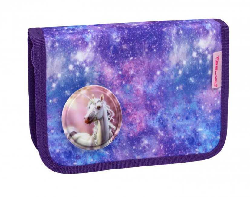 School bag Belmil 403-13 Classy Violet Universe (set with pencil case and gym bag) + GIFT