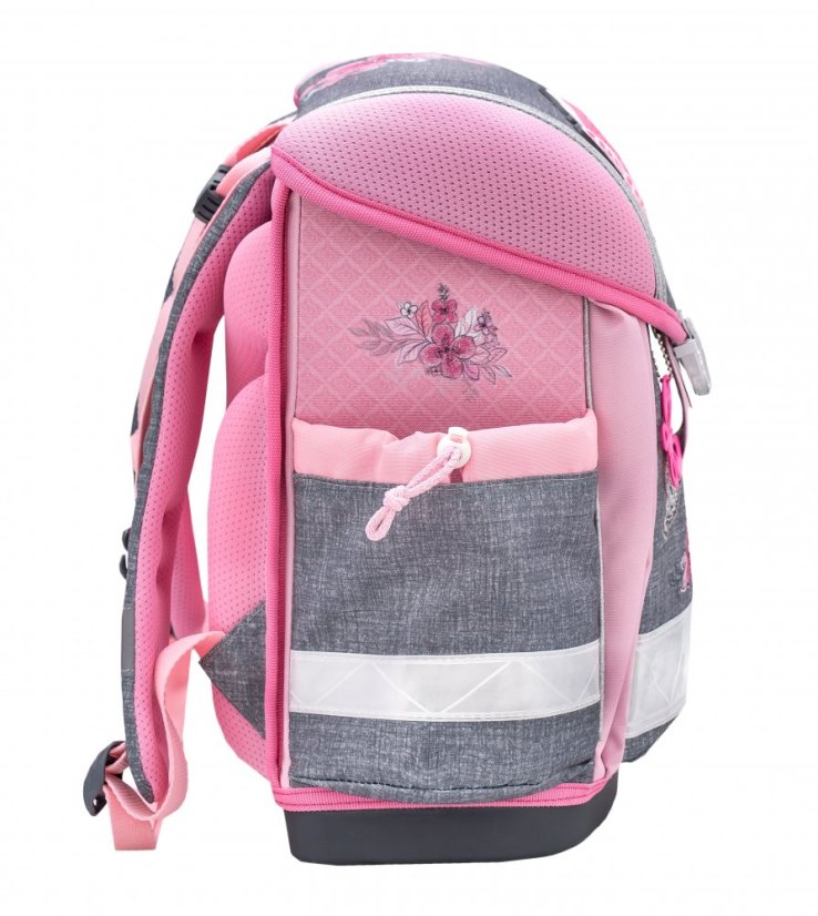 Školní aktovka Belmil 403-13 Classy Elegant (set s penálem a sáčkem) + DÁREK