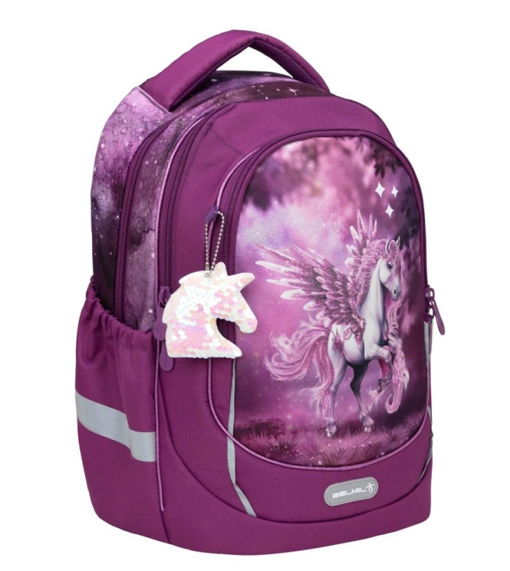 Školní batoh Belmil 338-87 Leisure Plus Stardust Pegasus