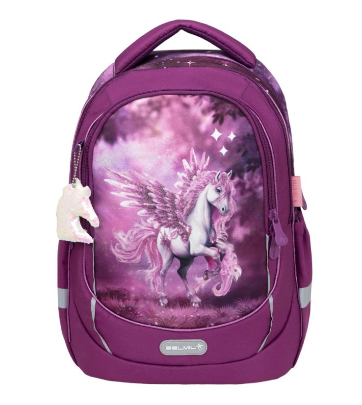 Školní batoh Belmil 338-87 Leisure Plus Stardust Pegasus
