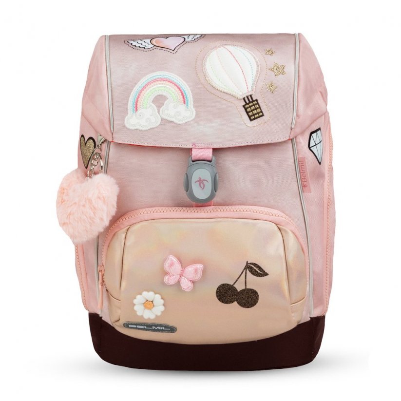 Školní batoh Belmil Premium 405-73/P Comfy Plus Glam (set s penálem, pouzdrem  a sáčkem)