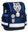 School bag Belmil 403-13 Classy Wolf Mosaic Grey (set with pencil case and gym bag) + GIFT
