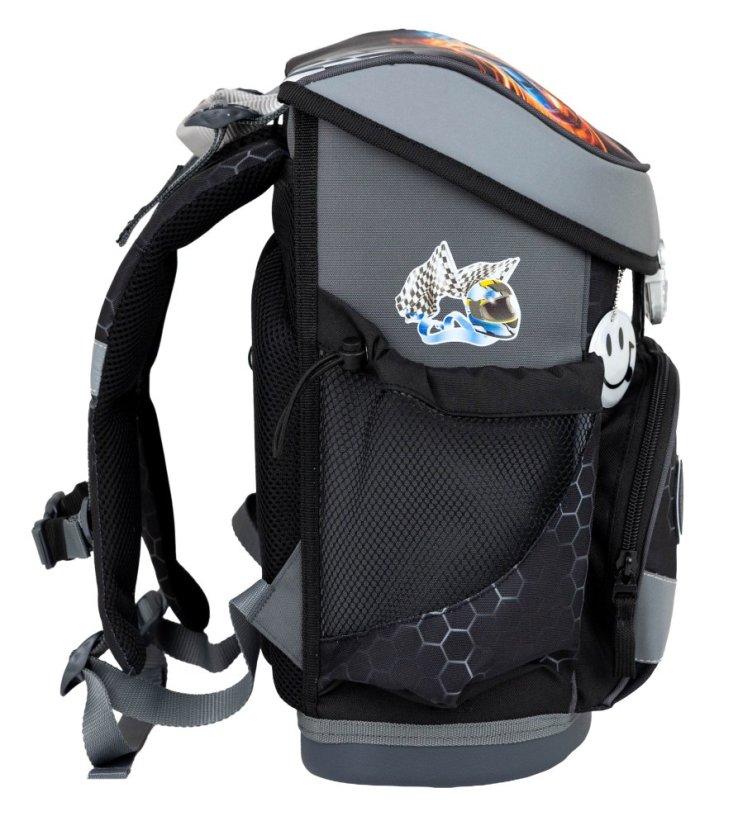 Školská taška Belmil 405-33 Mini-Fit Race It (set s peračníkom a vreckom) + DARČEK