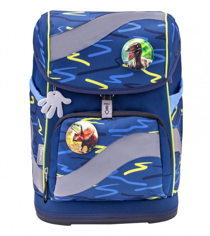 Školní batoh Belmil 405-51 Smarty Sketch Lime Green (set s penálem a sáčkem) + DÁREK