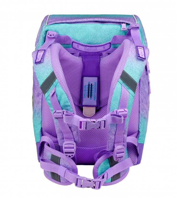 Školní batoh Belmil Premium 405-73/P Comfy Plus Serenity (set s penálem, pouzdrem  a sáčkem)