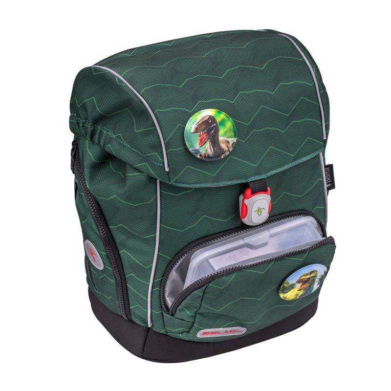 Školský batoh Belmil Premium 405-73/P Comfy Plus Twist of Lime (set s peračníkom, puzdrom, vreckom a 4 nálepky)