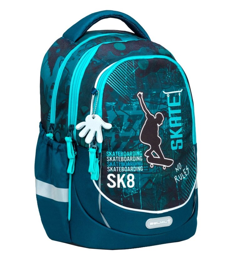 School backpack Belmil 338-87 Leisure Plus Skate