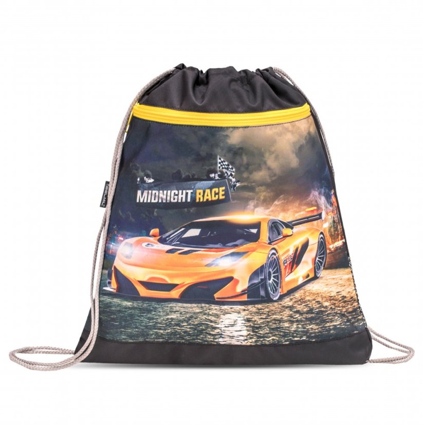 Školní aktovka Belmil 403-13 Classy Midnight Race (set s penálem a sáčkem) + DÁREK