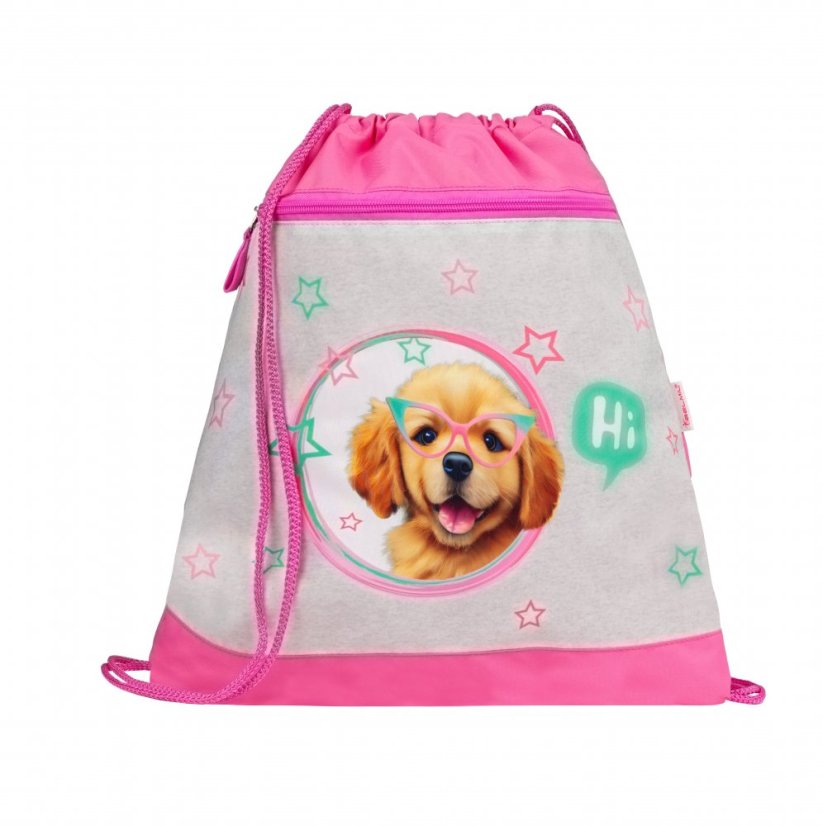 Školní aktovka Belmil 403-13 Classy I love My Dog (set s penálem a sáčkem) + DÁREK
