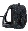 Školský batoh Belmil Wave 338-72 Infinity Black and Yellow Dots