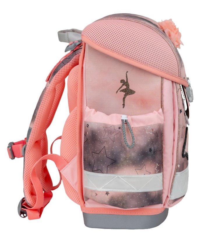 Školní aktovka Belmil 403-13 Classy Rose Ballet (set s penálem a sáčkem) + DÁREK