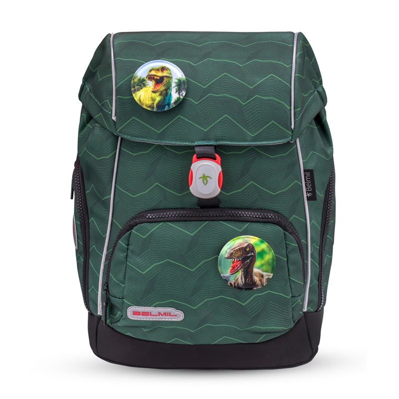 Školský batoh Belmil Premium 405-73/P Comfy Plus Twist of Lime (set s peračníkom, puzdrom, vreckom a 4 nálepky)