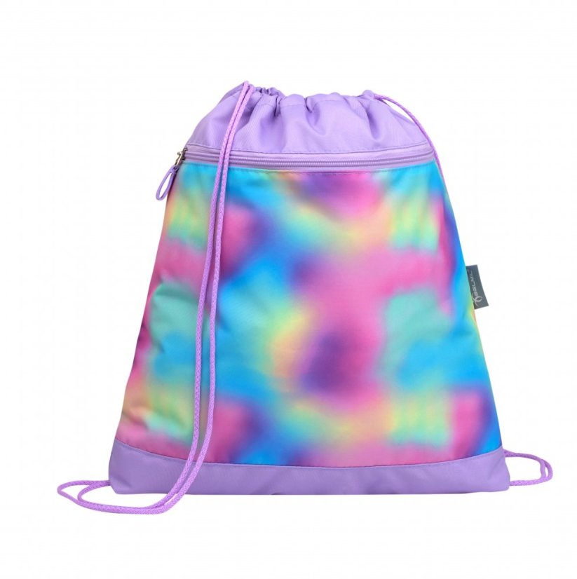 Tornister szkolny Belmil 405-41 Compact Rainbow Color (zestaw z piórnikiem i workiem) + PREZENT