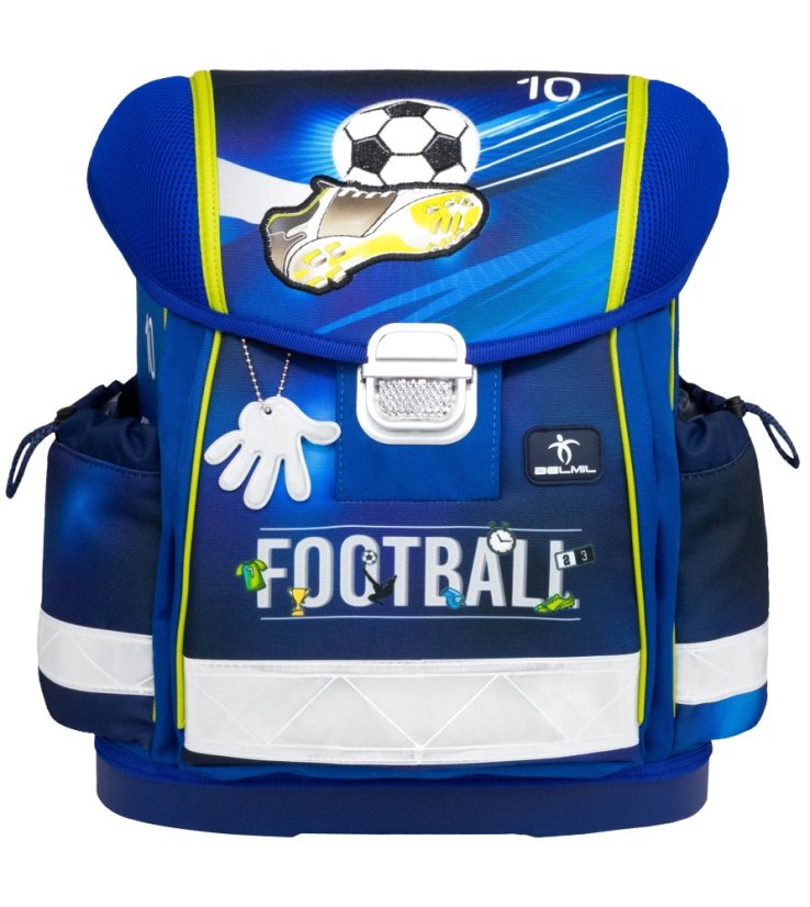 Školní aktovka Belmil 403-13 Classy Kick The Ball (set s penálem a sáčkem) + DÁREK