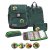School backpack Belmil Premium 405-73/P Comfy Plus Twist of Lime (set with 2 pencil cases, gym bag and 4 patches)