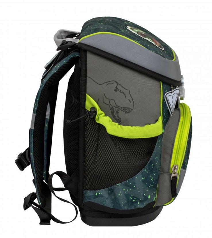 Školní aktovka Belmil 405-33 Mini-Fit T-rex Roar (set s penálem a sáčkem) + DÁREK