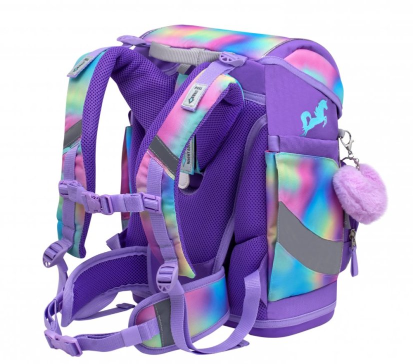 Plecak szkolny Belmil 405-51 Smarty Rainbow Color (zestaw z piórnikiem i workiem)