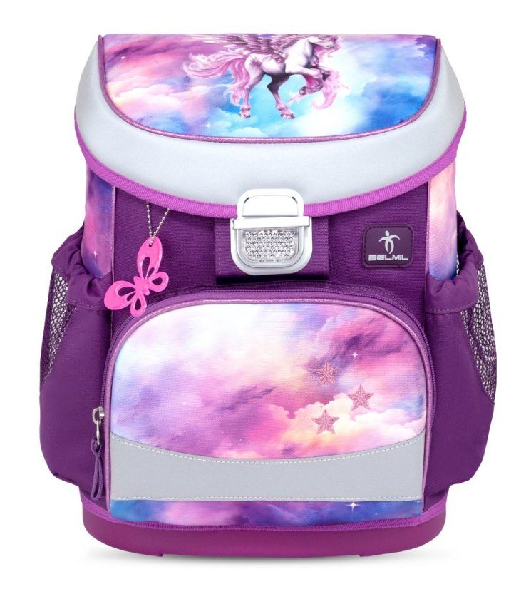 Školní aktovka Belmil 405-33 Mini-Fit Pegasus (set s penálem a sáčkem) + DÁREK