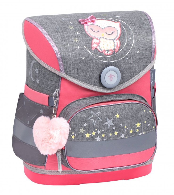 Školní aktovka Belmil 405-41 Compact Little Owl (set s penálem a sáčkem) + DÁREK