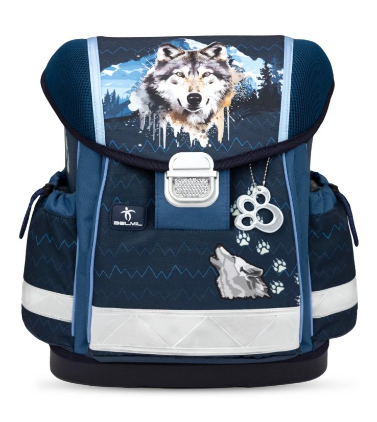 Školní aktovka Belmil 403-13 Classy Northern Alpha (set s penálem a sáčkem) + DÁREK