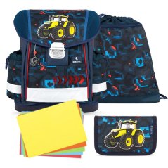 Školní aktovka Belmil 403-13 Classy PixelTrak (set s penálem a sáčkem) + DÁREK