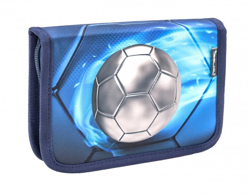 Školní aktovka Belmil 405-41 Compact Football 4 (set s penálem a sáčkem) + DÁREK