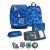 School backpack Belmil Premium 405-73/P Comfy Plus Glacier Blue (set with 2 pencil cases, gym bag and 4 patches)
