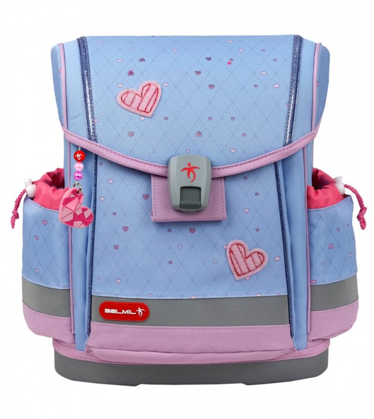 Školní aktovka Belmil 405-78 Classy Plus Lavander (set s penálem a sáčkem) + DÁREK
