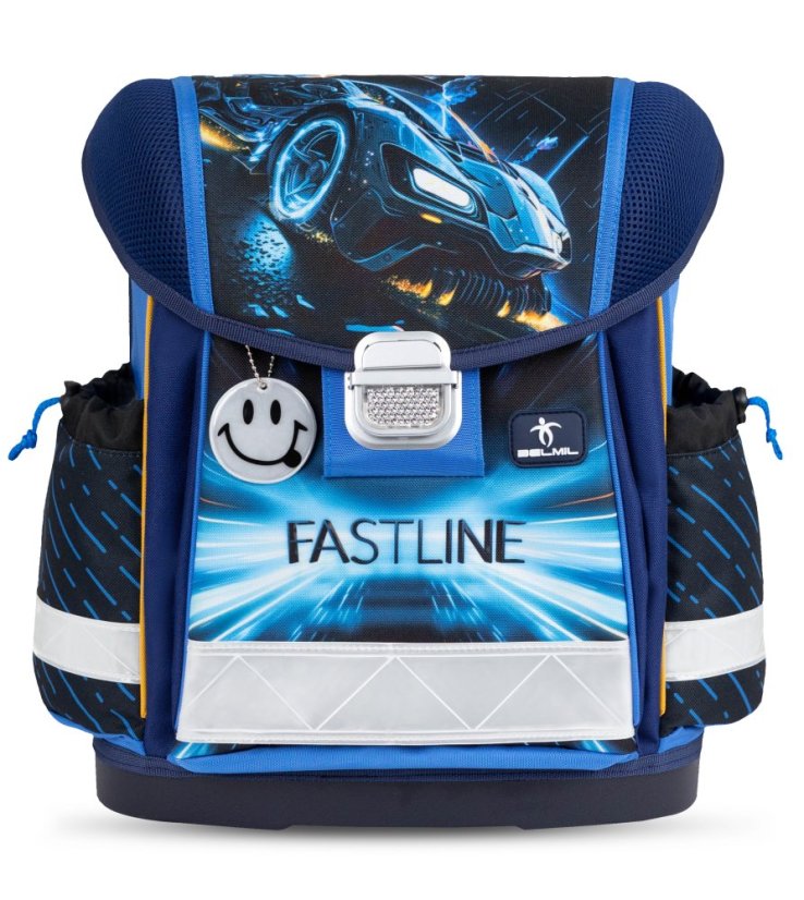 Školní aktovka Belmil 403-13 Classy Fastline (set s penálem a sáčkem) + DÁREK