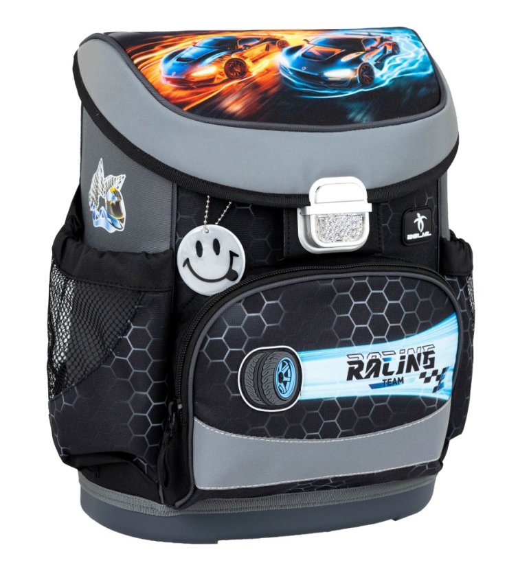 Školská taška Belmil 405-33 Mini-Fit Race It (set s peračníkom a vreckom) + DARČEK