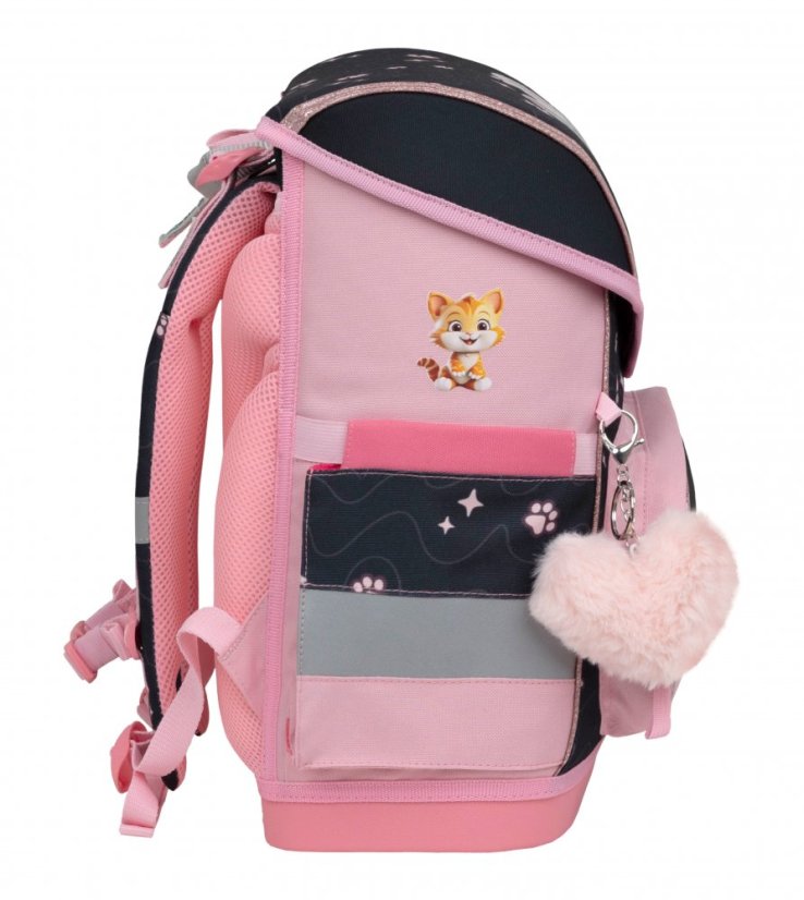 Školní aktovka Belmil 405-41 Compact Cute Kitten (set s penálem a sáčkem) + DÁREK