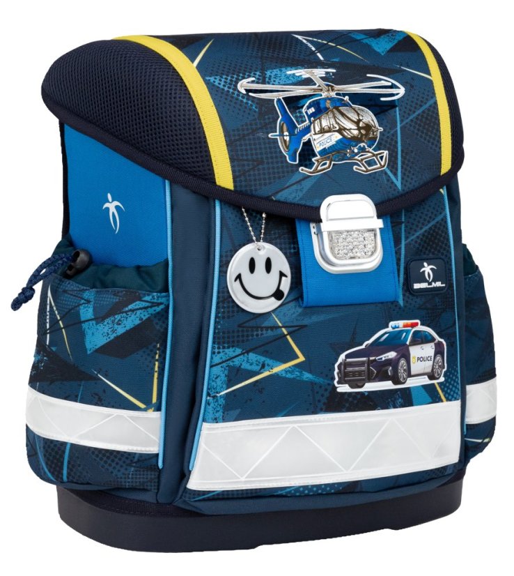 School bag Belmil 403-13 Classy Police (set with pencil case and gym bag) + GIFT