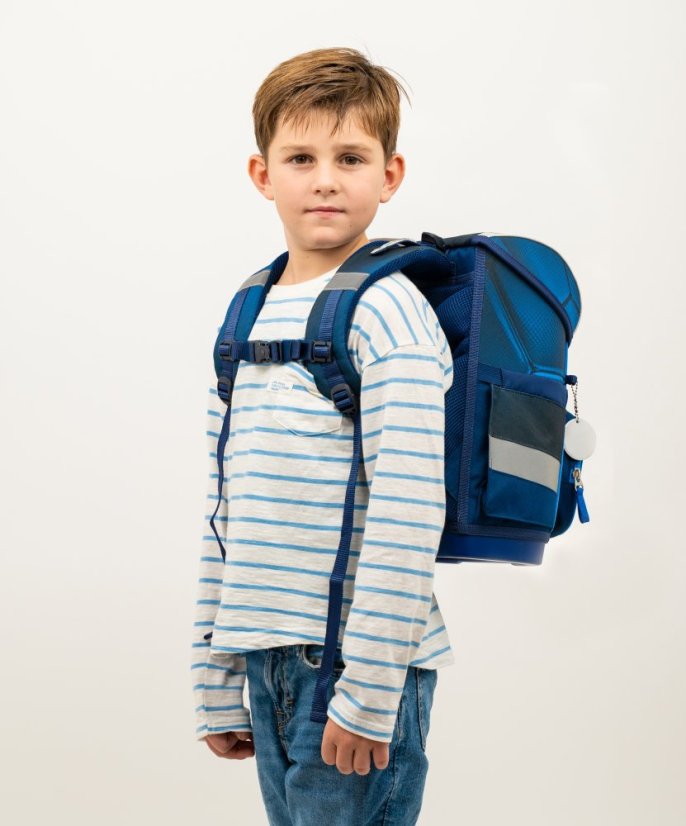 School bag Belmil 405-41 Compact Football 4 (set with pencil case and gym bag) + GIFT