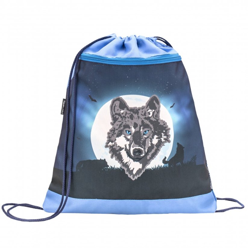Iskolatáska Belmil 403-13 Classy Wolf Moon (szett táska, tolltartó, tornazsák)