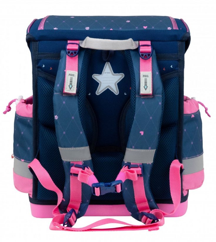 School bag Belmil 405-78 Classy Plus Hearts (set with pencil case and gym bag)