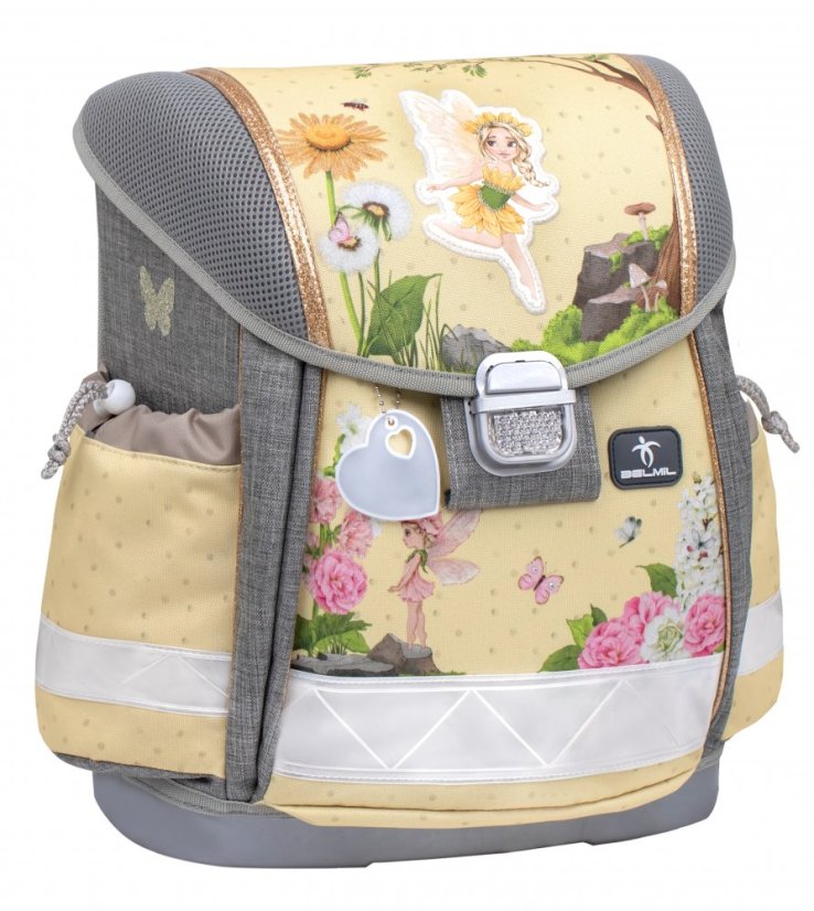 School bag Belmil 403-13 Classy Fairy Garden (set with pencil case and gym bag)