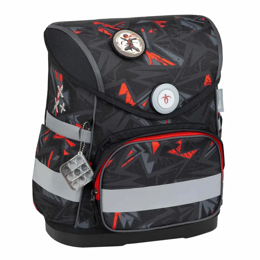 Školní aktovka Belmil 405-41 Compact Ninja (set s penálem a sáčkem) + DÁREK