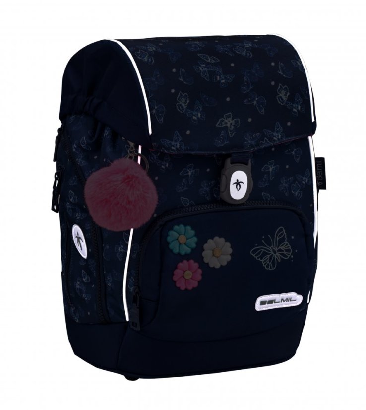 Plecak szkolny Belmil Premium 405-73/P Comfy Plus Sapphire (zestaw z 2 piórnikami i workiem)