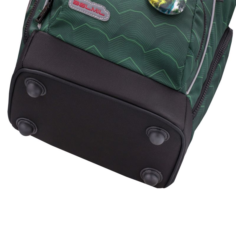 Školský batoh Belmil Premium 405-73/P Comfy Plus Twist of Lime (set s peračníkom, puzdrom, vreckom a 4 nálepky)
