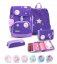 Školní batoh Belmil Premium 405-73/P Comfy Plus Dahlia (set s penálem, pouzdrem, sáčkem a 6 nálepek)