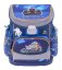 Školní aktovka Belmil 405-33 Mini-Fit Race Car Blue (set s penálem a sáčkem) + DÁREK