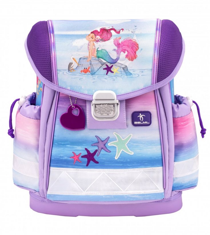 School bag Belmil 403-13 Classy Beautiful Mermaid (set with pencil case and gym bag)