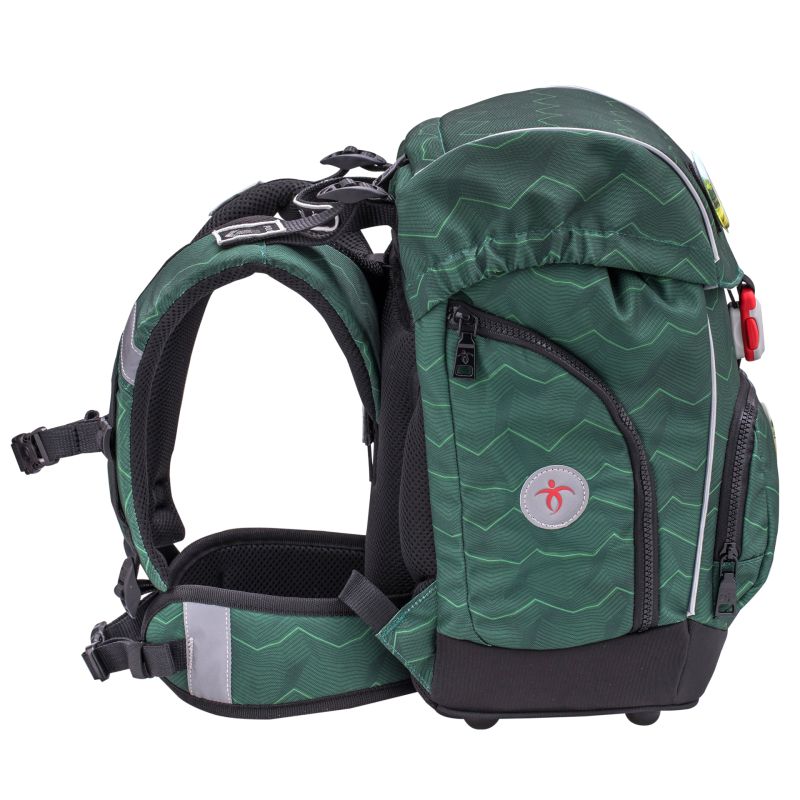 Školský batoh Belmil Premium 405-73/P Comfy Plus Twist of Lime (set s peračníkom, puzdrom, vreckom a 4 nálepky)