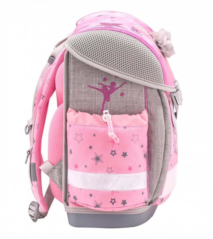 Školská taška Belmil 403-13 Classy Ballet Light Pink (set s peračníkom a vreckom)
